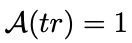 A(tr)