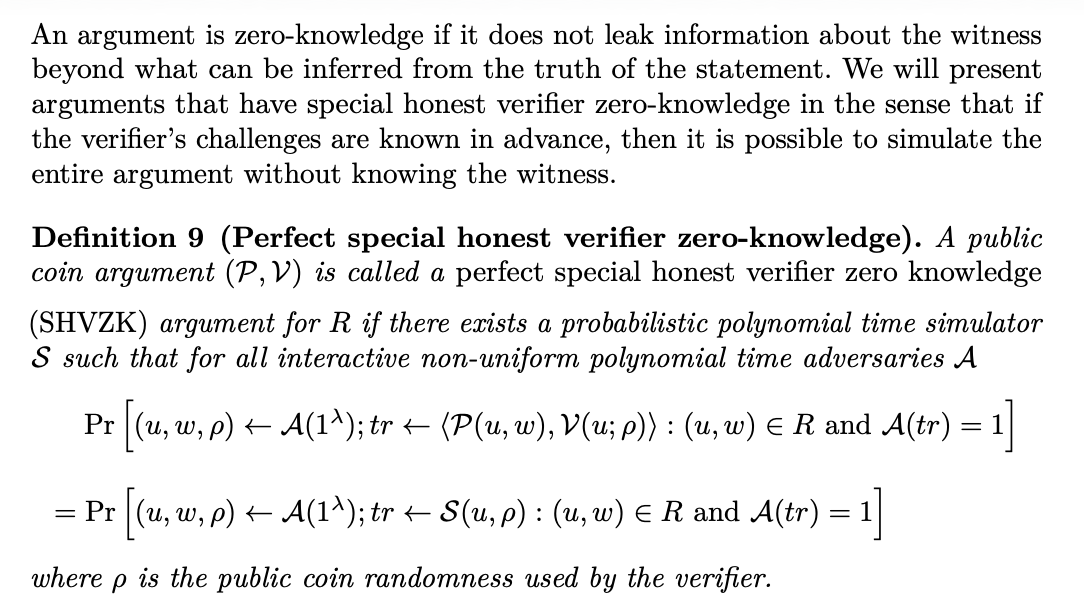Special Honest Verifier Zero-Knowledge